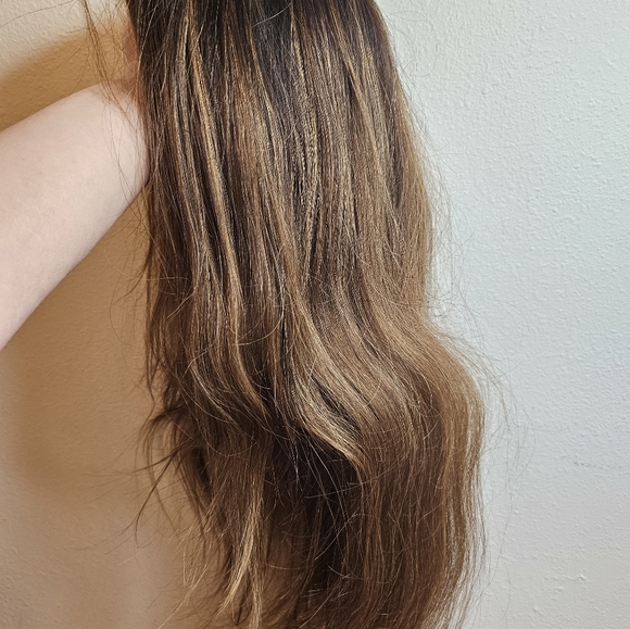 LILLYS HAIR LONG WIG Highlights (density human hair) - Picture 5 of 12
